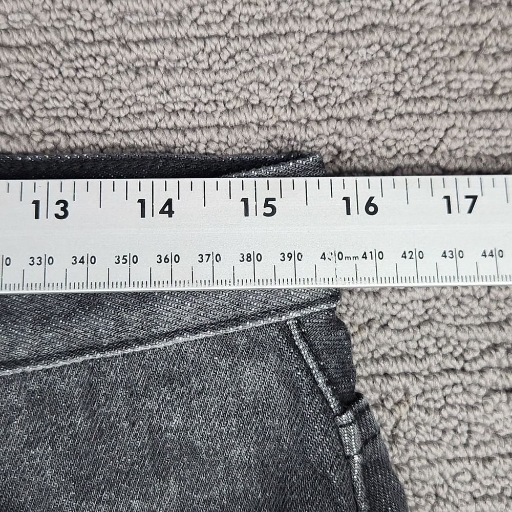 We The Free Relaxed And Destroyed Black Denim Skirt Womens Size 28 Free People - Picture 10 of 11